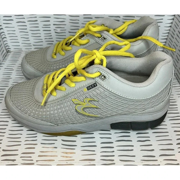 GDefy Gravity Defyer Comfort Light Gray Yellow  TB9011FGY-M Men’s  7.5 Women’s 9 - Picture 2 of 13